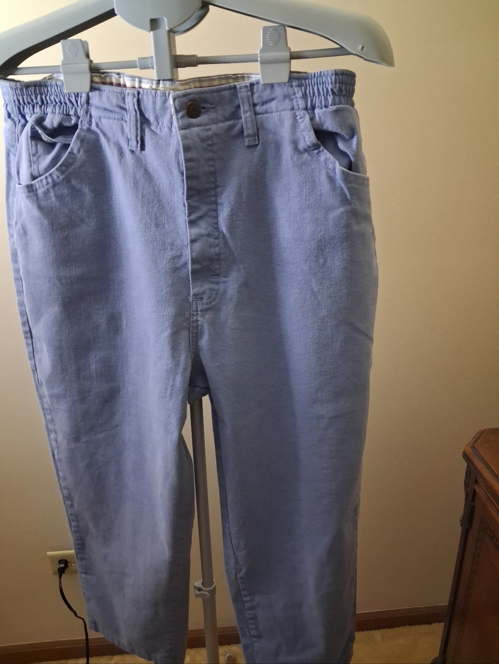 Lee Light Blue Denim Elastic Waist Jeans